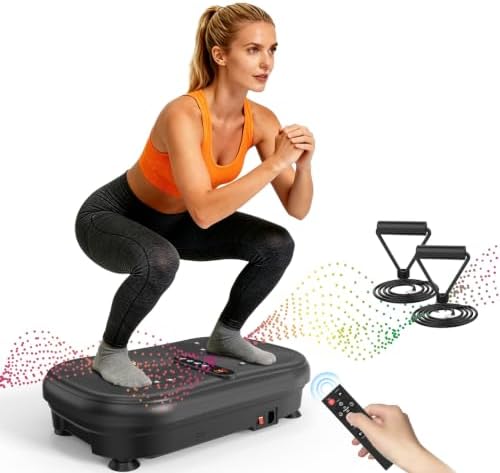 AXV Curved vibration plate, black