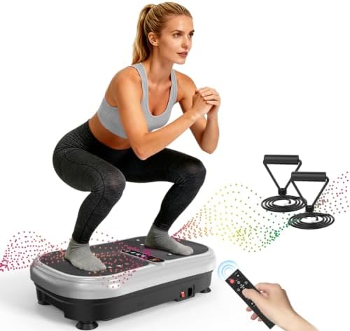 AXV Curved vibration plate, silver