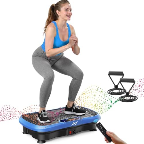 AXV BT Pro vibration plate, blue