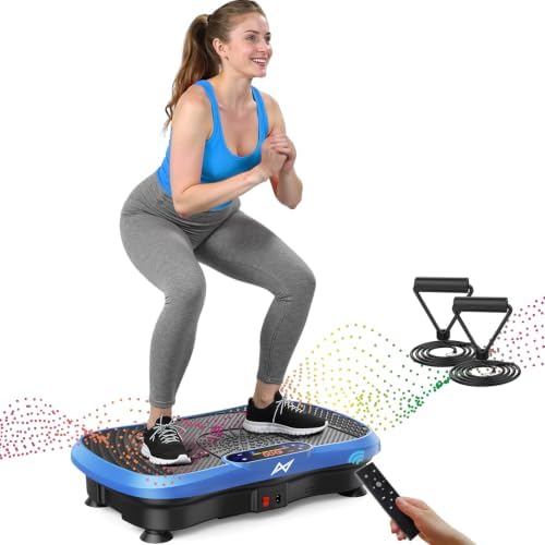 AXV Slim vibration plate, blue