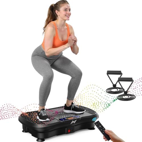 AXV Slim vibration plate, dark black