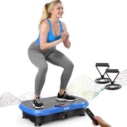 AXV Slim vibration plate, deep blue