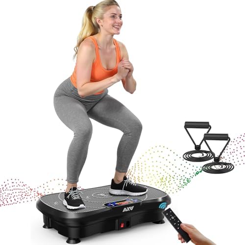 AXV Wide Deck vibration plate, black